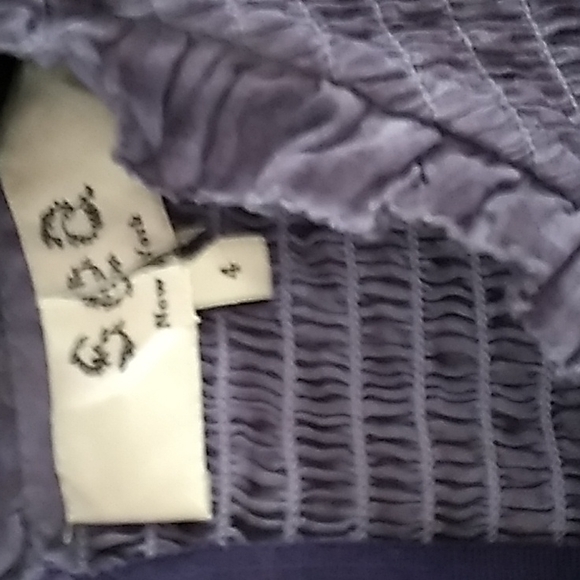 Sea New York size 4 rouched dress. Denim colour. - Picture 4 of 5